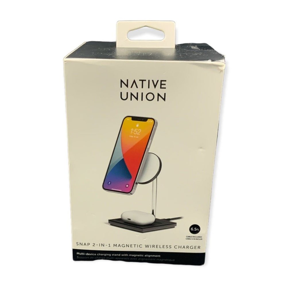 Native Union 2-in-1 Magnetic Wireless Charger for iPhone & Airpods